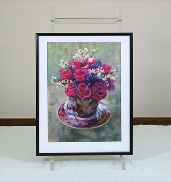 Tea Time Roses Framed