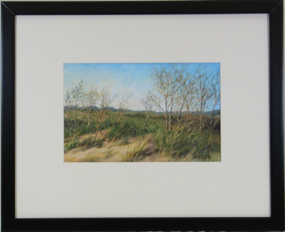 Where the Sand Dunes End Framed