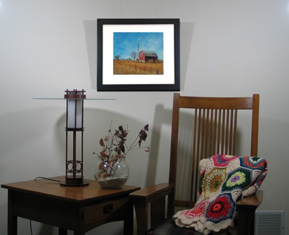 Windmill Barn Framed Setting